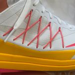 Nike  Lunar Control Women Golf Shoes White Yellow Pink Spikes Size 8 Photo 7