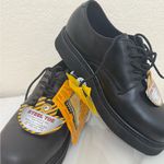 Classic Black Work Safety Steel Toe Ankle Boots Size 8 Photo 0