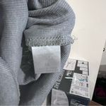 Chaser  Henley Shirt Womens Medium Grey Thermal Waffle Knit V Neck Top Sz M Bella Photo 3