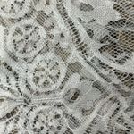 RAIN ivory Lace Crochet Overlay Good Should Tunic Blouse L Beach Boho Sheer White Size L Photo 8