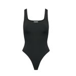 Aritzia Babaton Original Contour Squareneck Thong Bodysuit Black Size S Photo 3