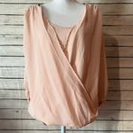 Indulge  In Style Faux Wrap Blouse Photo 11