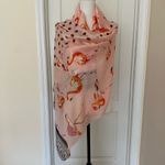 Fashion Apparel & Accessories New  Since 1999 Flamingo Scarf, Sz 35x70 Photo 9