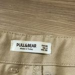 Pull & Bear  Cargo pants Tan Womens size 4 Straight leg Loose fit Casual Relaxed Photo 2
