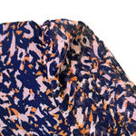 Stevie May Unleashed Mini Dress Long Sleeve Fun Print Size XL Women's NWT Blue Photo 2