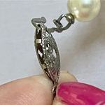 Macy's Vintage Macy’s Hand Knotted Glass Pearl Necklace Photo 4