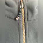 Lululemon - Scuba Oversized Half Zip Hoodie Gold Zip Green XS/S Photo 5