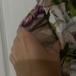 FINAL PRICE Jane Lusaka Floral Jogger Like Pants Purple Size M Photo 2