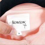 Kowtow Foundations Blush Pink Button Down Long Sleeve Pleated Dress Photo 6