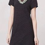 Anthropologie Maeve Black Dress with White Dots Photo 0