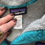 Patagonia Snap-T Pullover Fleece Sweater Gray Women's L Cozy Outdoor Cabin Core Photo 3