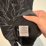 All:Row Floral V Neck Button Front Dress Black Size M Photo 3