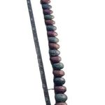 Vintage Cleopatra Purple Beaded Pendant Necklace & Circular Earrings Set Photo 15