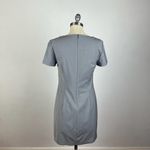 Theory Rikae Grey Wool Blend Sheath Dress Photo 7