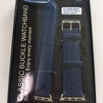 Apple Leather Blue  Watch Band 38mm Photo 0