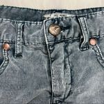 Free People  Striped Jean Shorts Photo 2