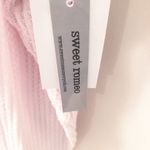 Sweet Romeo  Waffle Knit Thermal Henley Light Pink 1X Photo 4