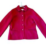 Pendleton 100% Merino Wool red blazer jacket small Photo 0