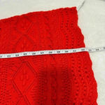 Boden Crochet Claudia Textured Knitted Dress 6R‎ Orange Size 6 Photo 10