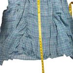 Torrid New  Maxi Lindsay Hi Neck Blue Plaid Tiered Long Dress Size 2X Sleeveless Photo 15