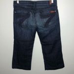 7 For All Mankind 7FAM dark wash dojo crop jeans Photo 7