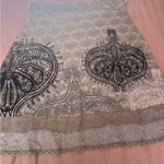 Desigual  Gray and White Patterned Boho Skirt Photo 2