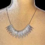 Silver spike style necklace! Super cute Photo 0