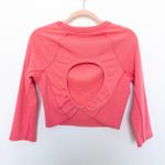 Free People  Movement‎ Womens Top Size S Pink Circle Back Cropped Top Activewear Photo 5