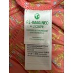 J. Crew Women's Orange Floral Ruffle Smocked Sleeveless Peplum Crop Tank Top XL Photo 3