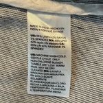 Chico's Size 3 US XL Micro Stripe Pinstripe Jacket Linen Blend Blue White Photo 4