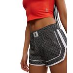 Free People Movement Women's varsity Blues Starburst Geo printed short size XL Black Photo 3