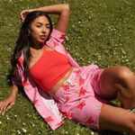 Petals and Peacocks Strawberry Butterfly Shorts Photo 0