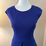 Vince Camuto  Royal Blue Sleeveless Sheath Dress Size 6 Photo 2