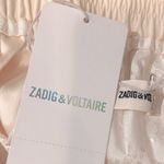 Zadig & Voltaire Poème Crêpe Satin Pants Size EU38 USM New w/Tag Retail $328 Photo 7