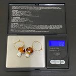 Handmade  Mushroom Lampwork Beads Drop Earrings Photo 4