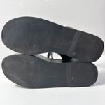 Larroude Milan Sandals Flatform Platform Black Leather Size 9 Photo 6