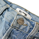 RE/DONE  90’s High Rise Loose Distressed Light Wash Button Fly Jeans 24 (27x31) Photo 6