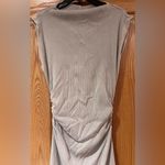 Young Fabulous and Broke  Jodie Bodycon Ruched Midi Dress in Shiitake Mineral‎ Wash Photo 8