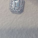 Zales  Silver and White Gemstone Necklace Photo 3