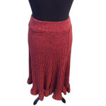 Anthropologie Pauline Midi Sweater Knit skirt XSP RED VNC Size undefined Photo 1