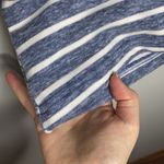 Organic Rags French terry Heather Blue striped hoodie size XS Photo 97