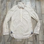 Vineyard Vines NEW  women's size 2 white/blue button down long sleeve shirt Photo 0