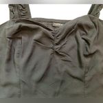 Torrid Black Squared Sweetheart Neckline Challis Smocked Tank Photo 5