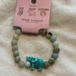 Simply Southern NEW  Conservation Elephant Tracking Bracelet - Gray/Green NWT Photo 0