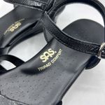 SAS Strippy Sandals Shoes Womens Size 8 S Black Patent Leather Strappy Comfort Photo 2