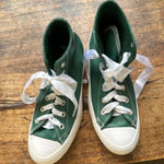 Converse  All Star Chuck Taylor Platform /Chelsea Sneakers Leather Green Size 7.5 Photo 8