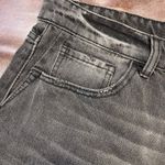 Böhme Raelynn Denim Shorts Size 31‎ Black Distressed Frayed Hem High Rise New Photo 3