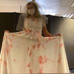 White Wedding Dress (used for halloween) Size M Photo 2