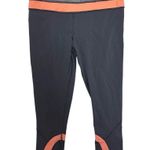 Lululemon  Run Inspire Crop II Leggings in Heathered Gray/Orange RARE Size 6 Photo 8