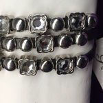 FINAL MARKDOWN LADIES’ A’dena Accents Biker Chic Bracelet Photo 0